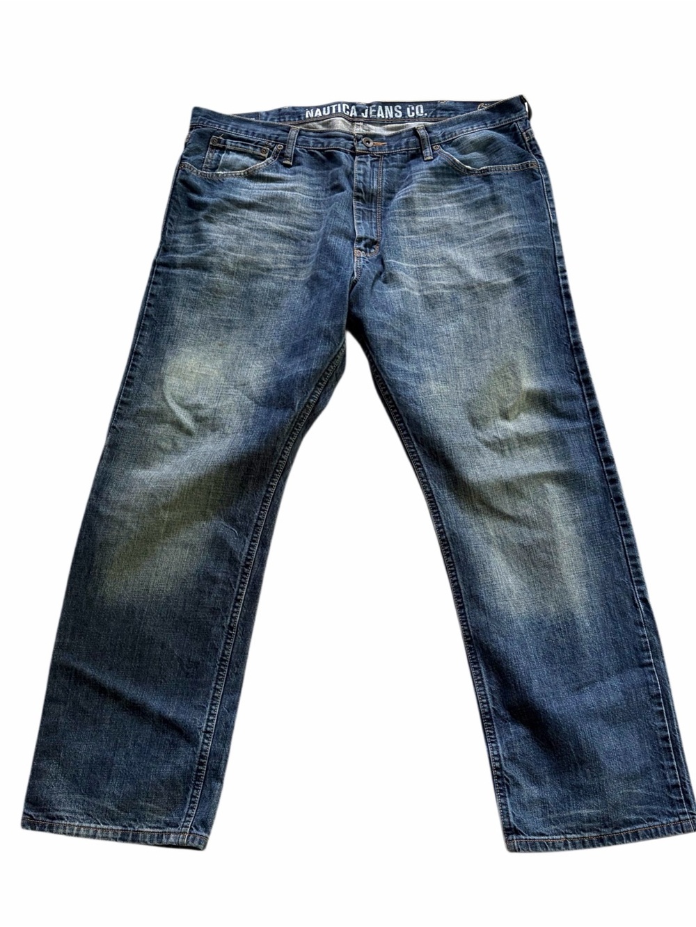 Nautica Men's 38 30 Blue Jeans - Classic Straight fit